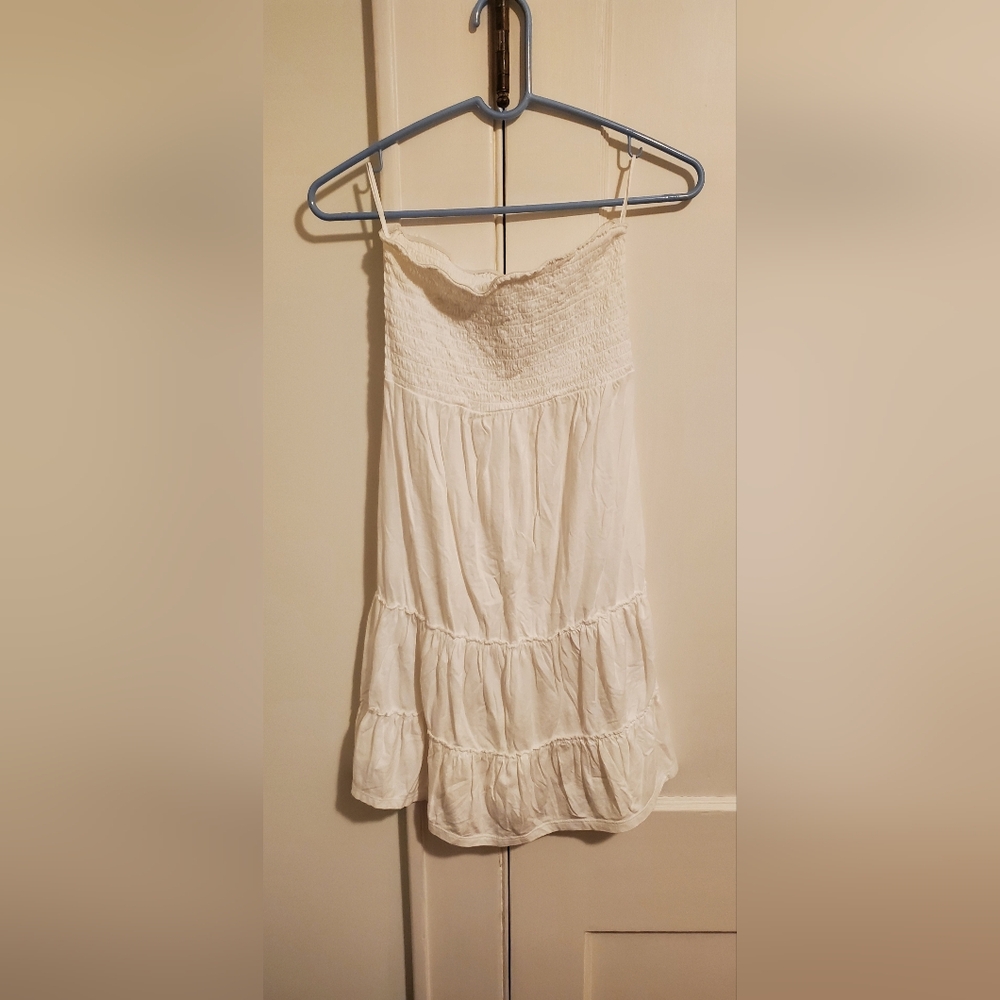 Express Baby Doll Strapless Mini Dress
